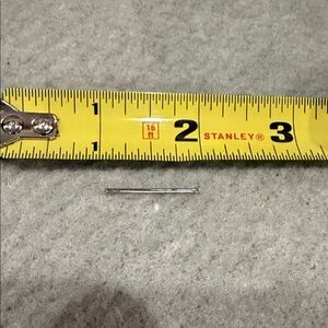 3 Silver Metal Watch Band Pins